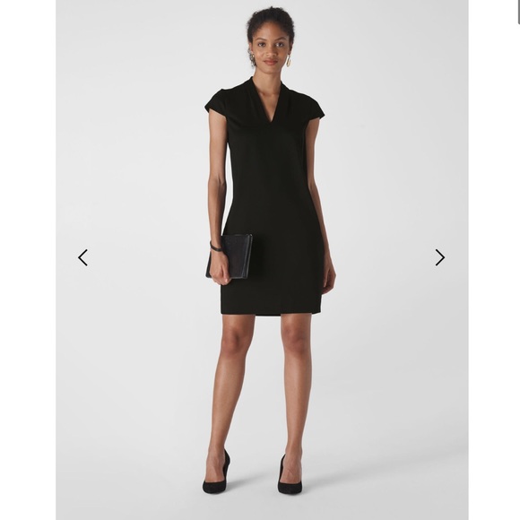 Whistles Dresses & Skirts - WHISTLES Black Paige V Neck Dress, Size 4